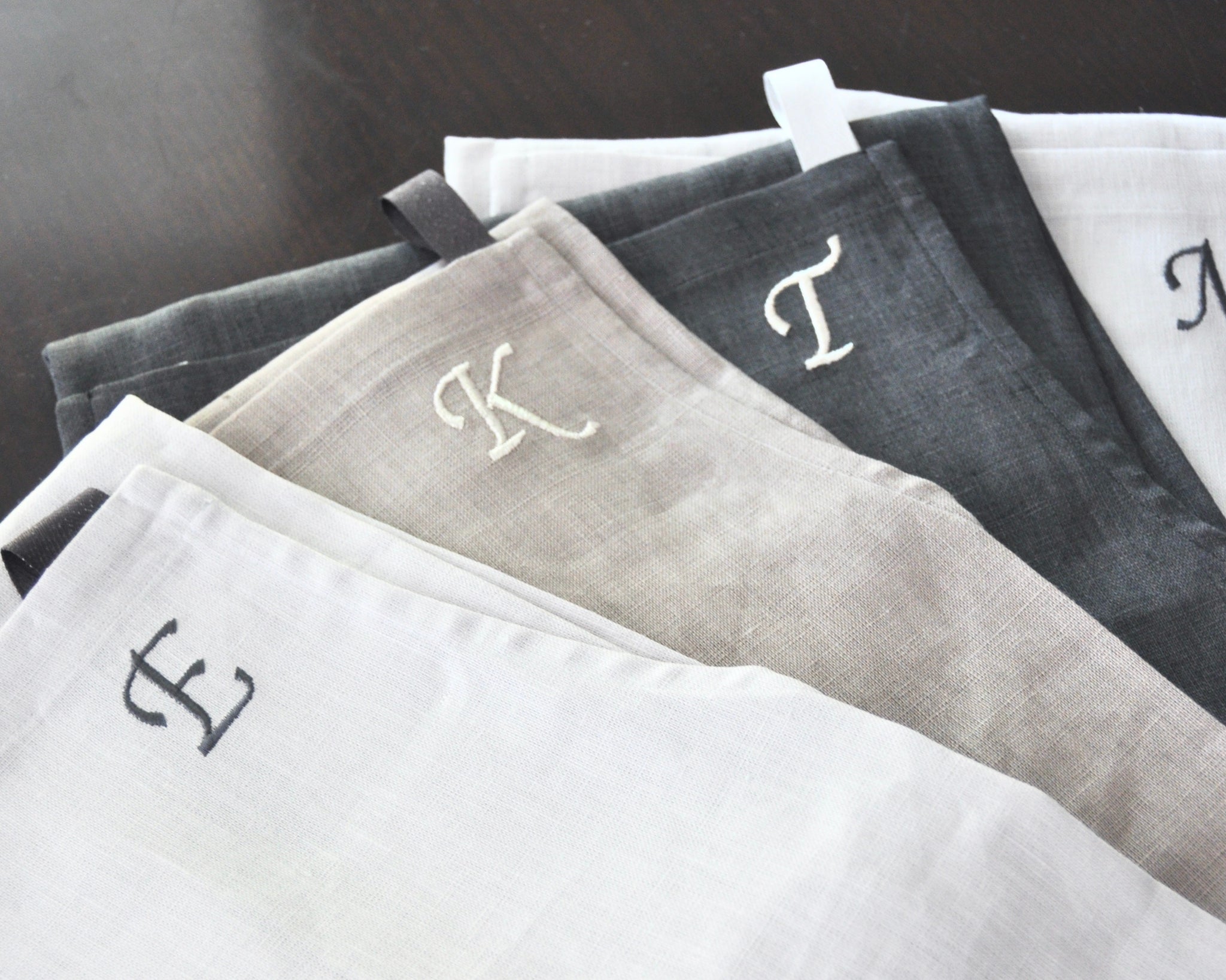 オプション - イニシャル刺繍 【10月 13日までのご注文で