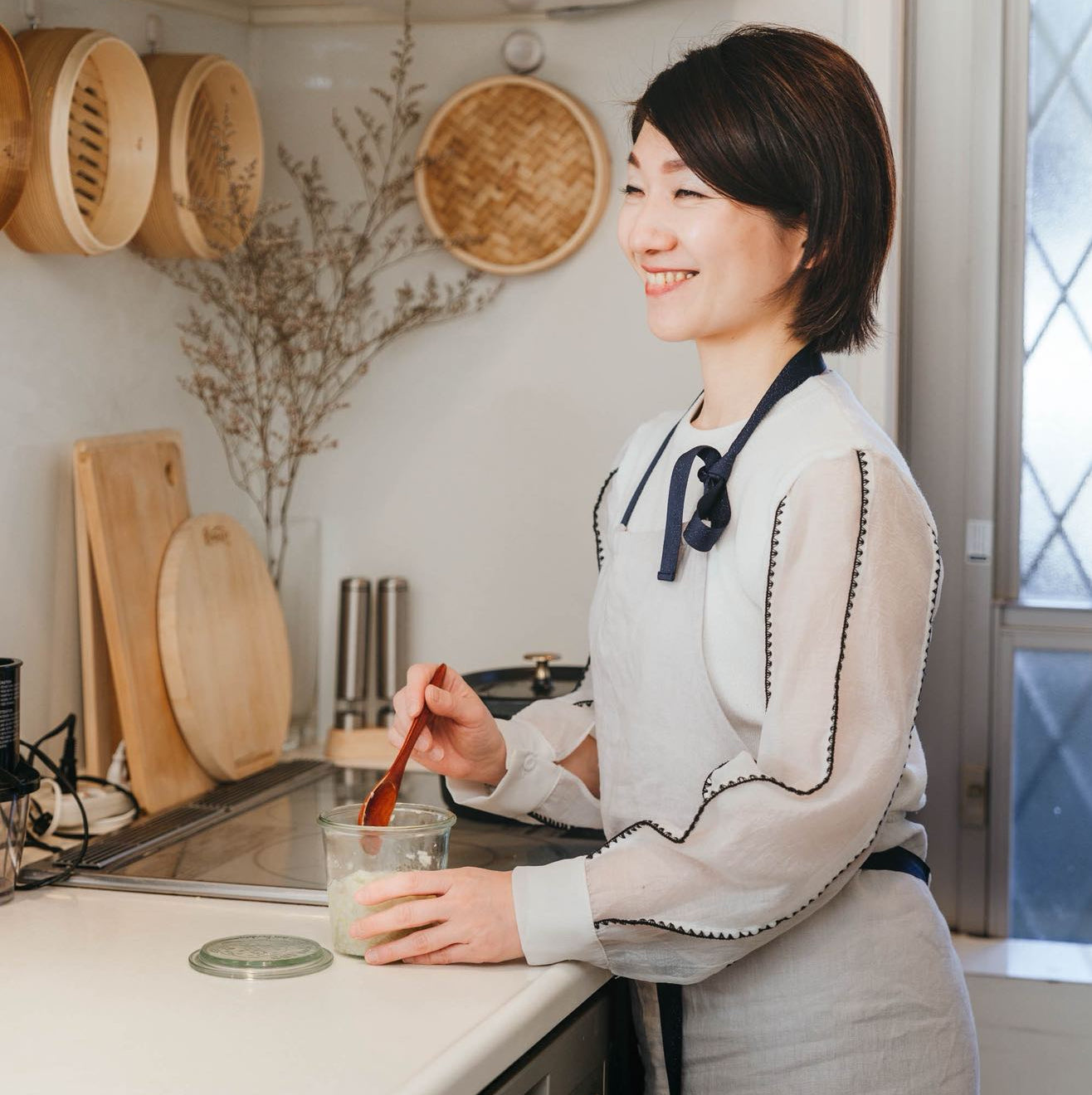 専用　ダニエラグレジス　リネンのエプロン フルエプロン アニタ _ シリュス